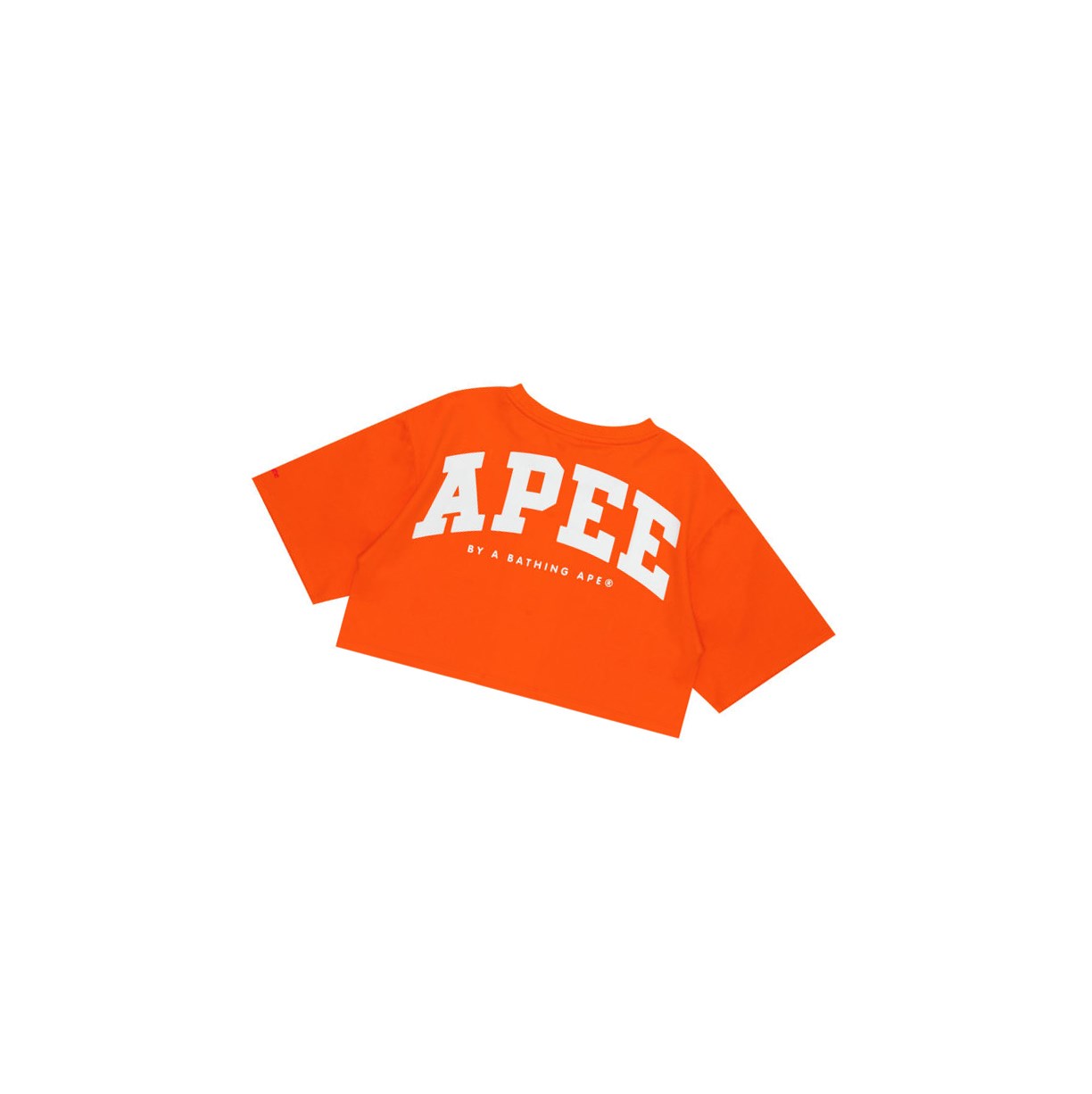 T Chemises A BATHING APE Bape Graphic Loose Tee Corta Sleeve Orange Foncé Femme France | JYL-17606605