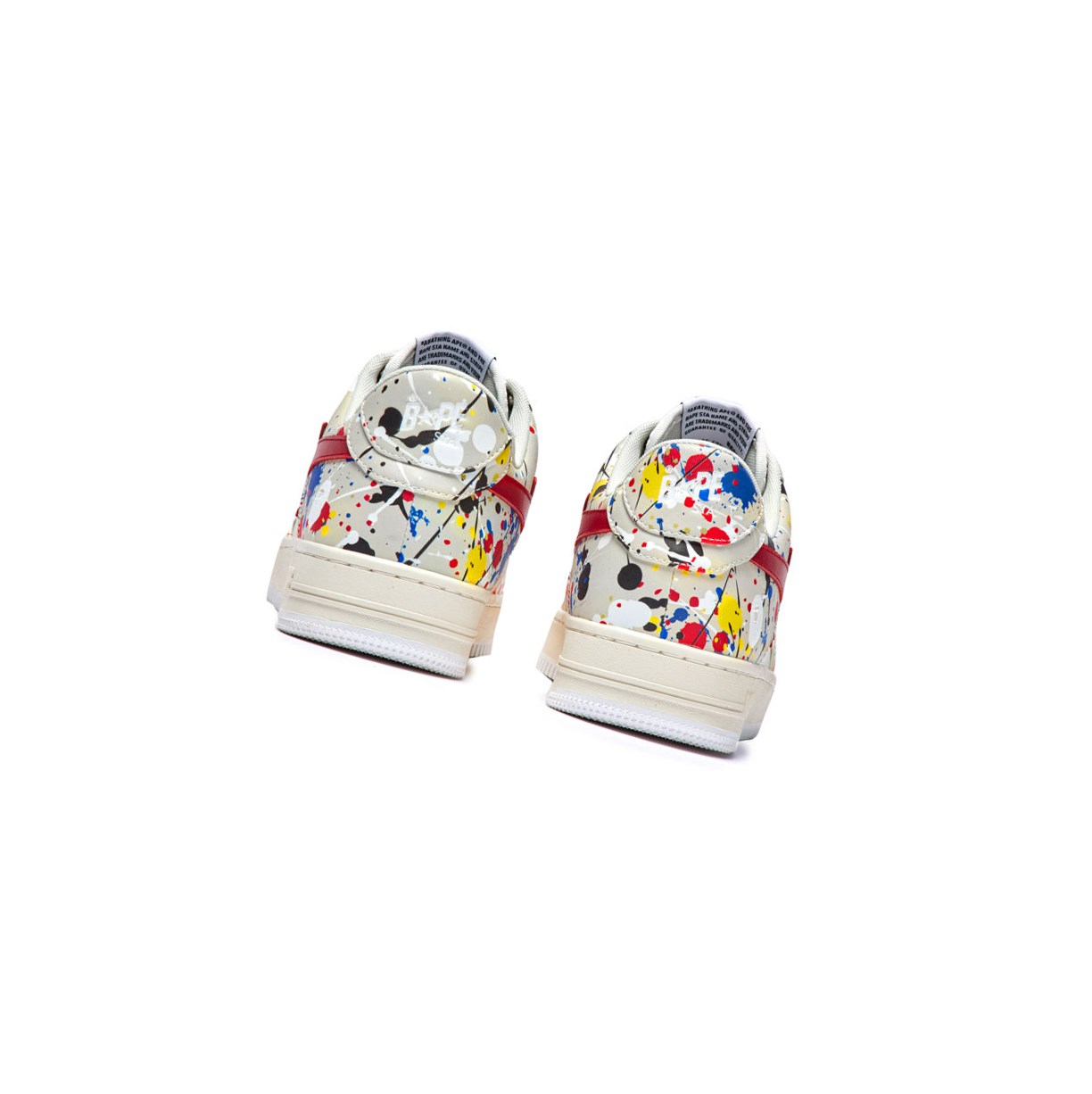 Baskets A BATHING APE Bape Sta #3 M2 Low Blanche Homme France | NUK-38440706