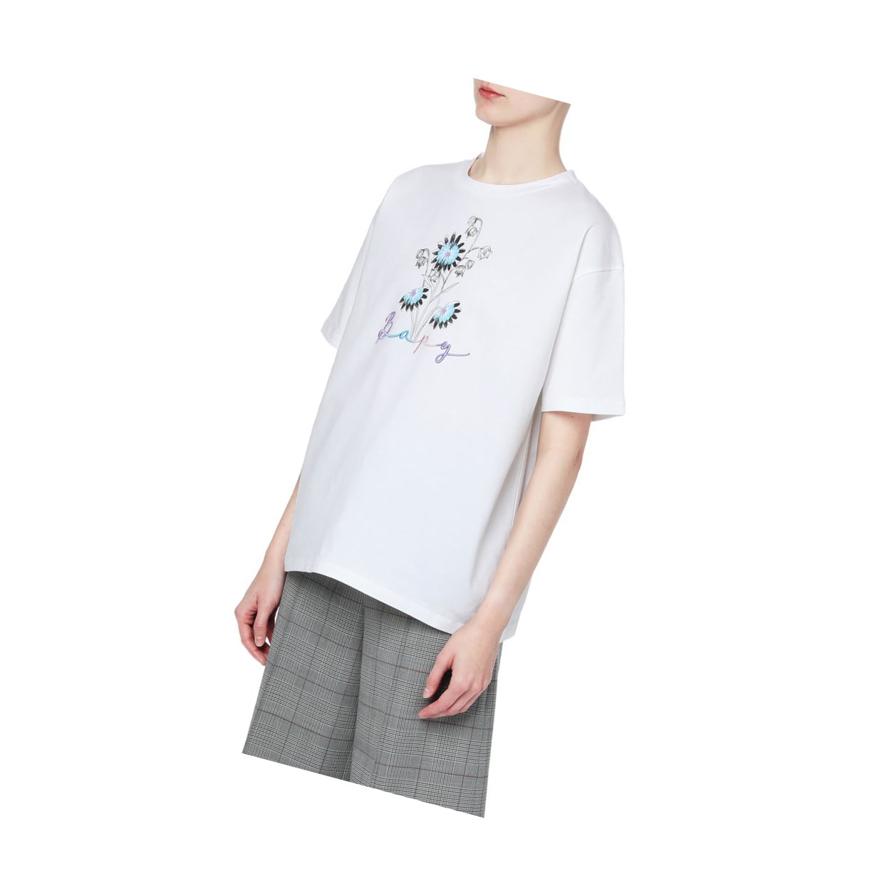 T Chemises A BATHING APE Bape Floral Print Tee Corta Sleeve Blanche Femme France | PSR-37658553