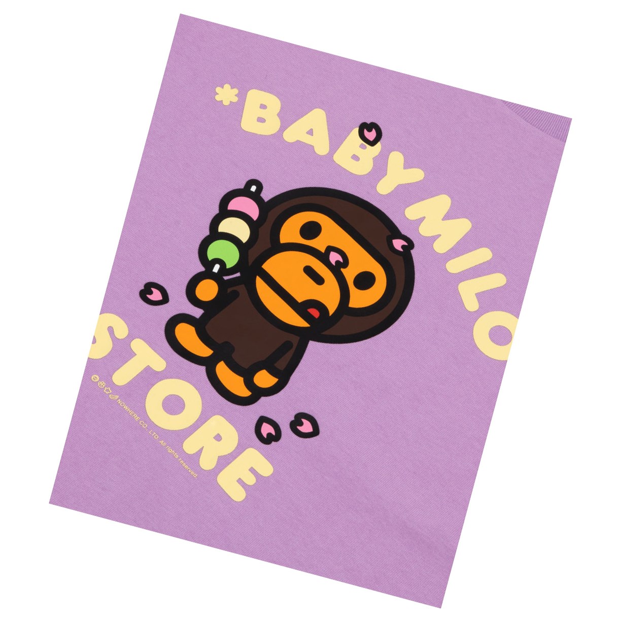 T Chemises A BATHING APE Bape Baby Milo Boxy Fit Tee Corta Sleeve Violette Femme France | GMU-84435842